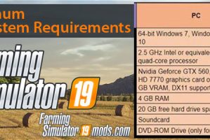 farming simulator 19 requirements