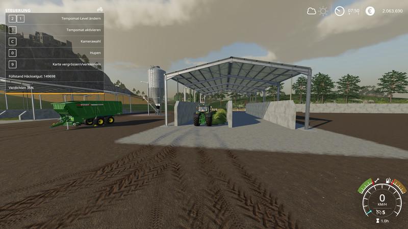 Double Silage Silo Placeable V10 Fs19 Farming Simulator 19 Mod 7940