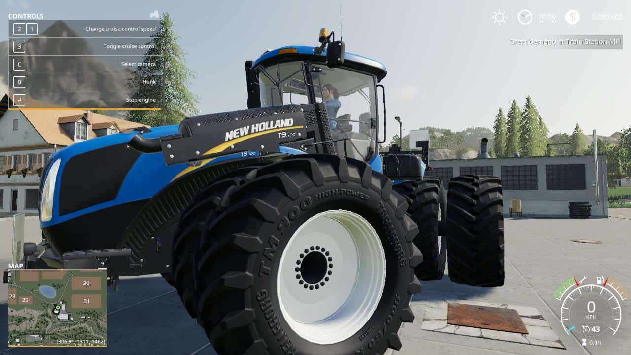 New Holland T9 Improved V10 Fs19 Farming Simulator 19 Mod Fs19 Mod 3750