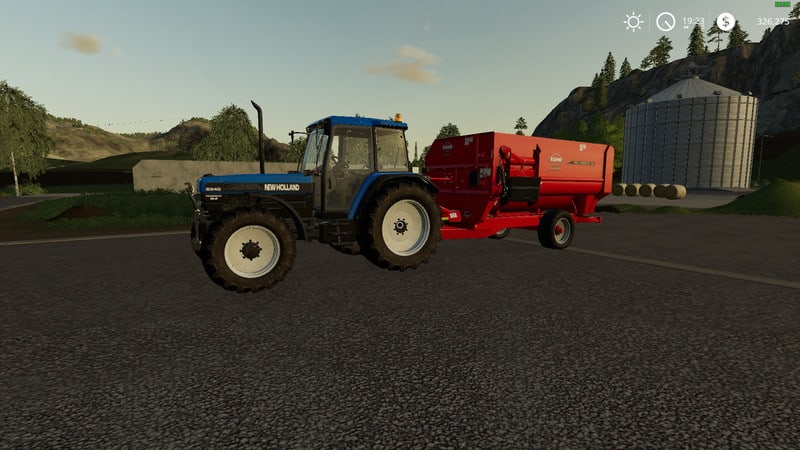 Kuhn RA142 feed wagon V 1 Farming 19 Mod | FS19 mod