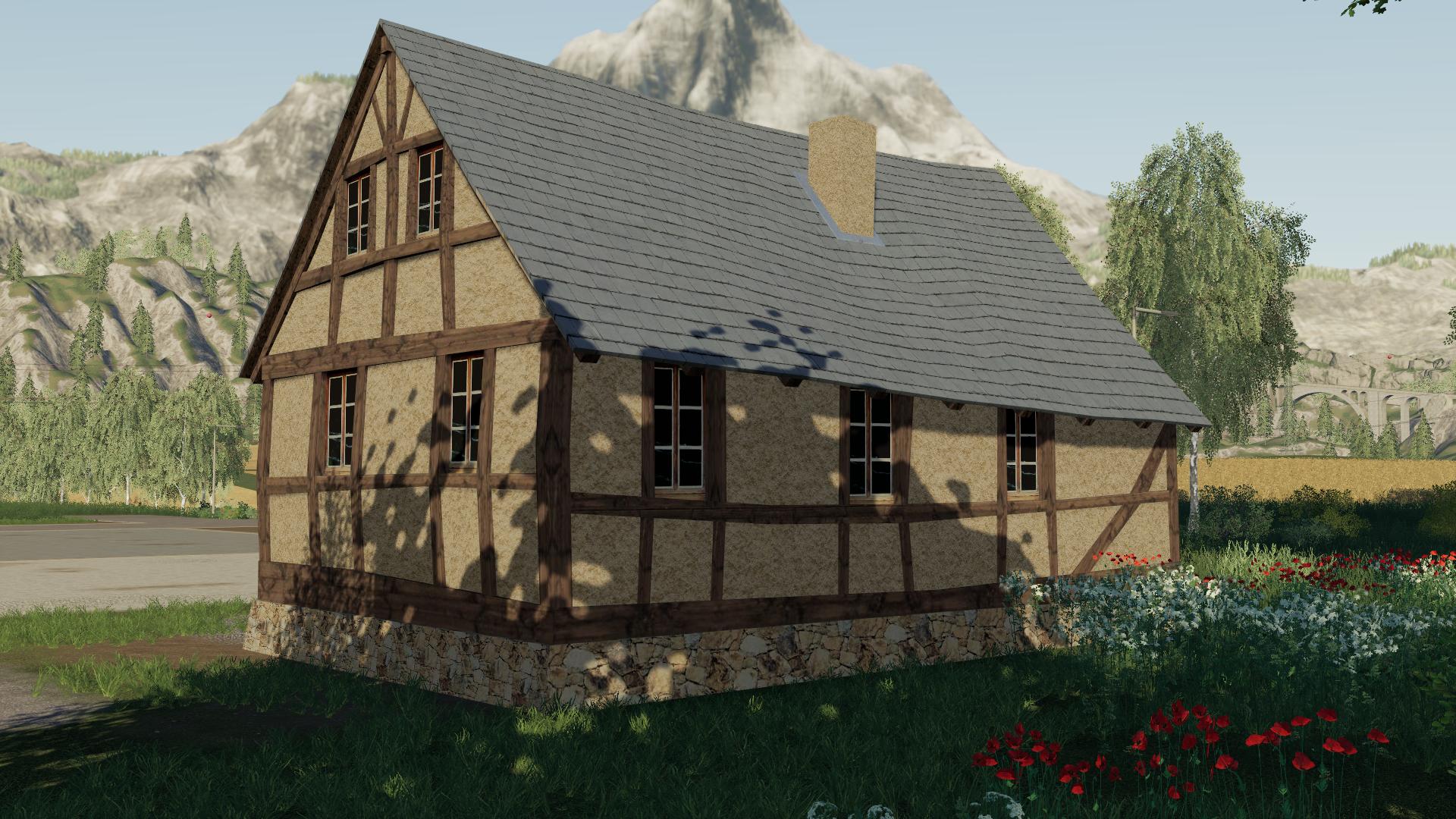 Timberframe House V10 Fs19 Farming Simulator 19 Mod Fs19 Mod 9190