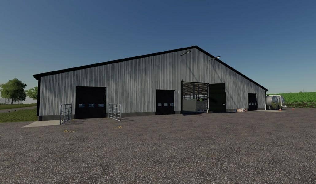 Big Cow Shed V10 Fs19 Farming Simulator 19 Mod Fs19 Mod