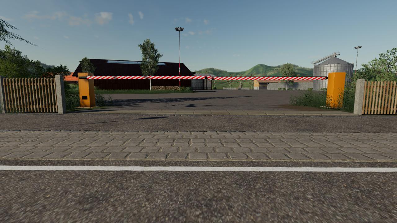 Placeable Security Booth With Barrier V1 0 Fs19 Farmi 4228