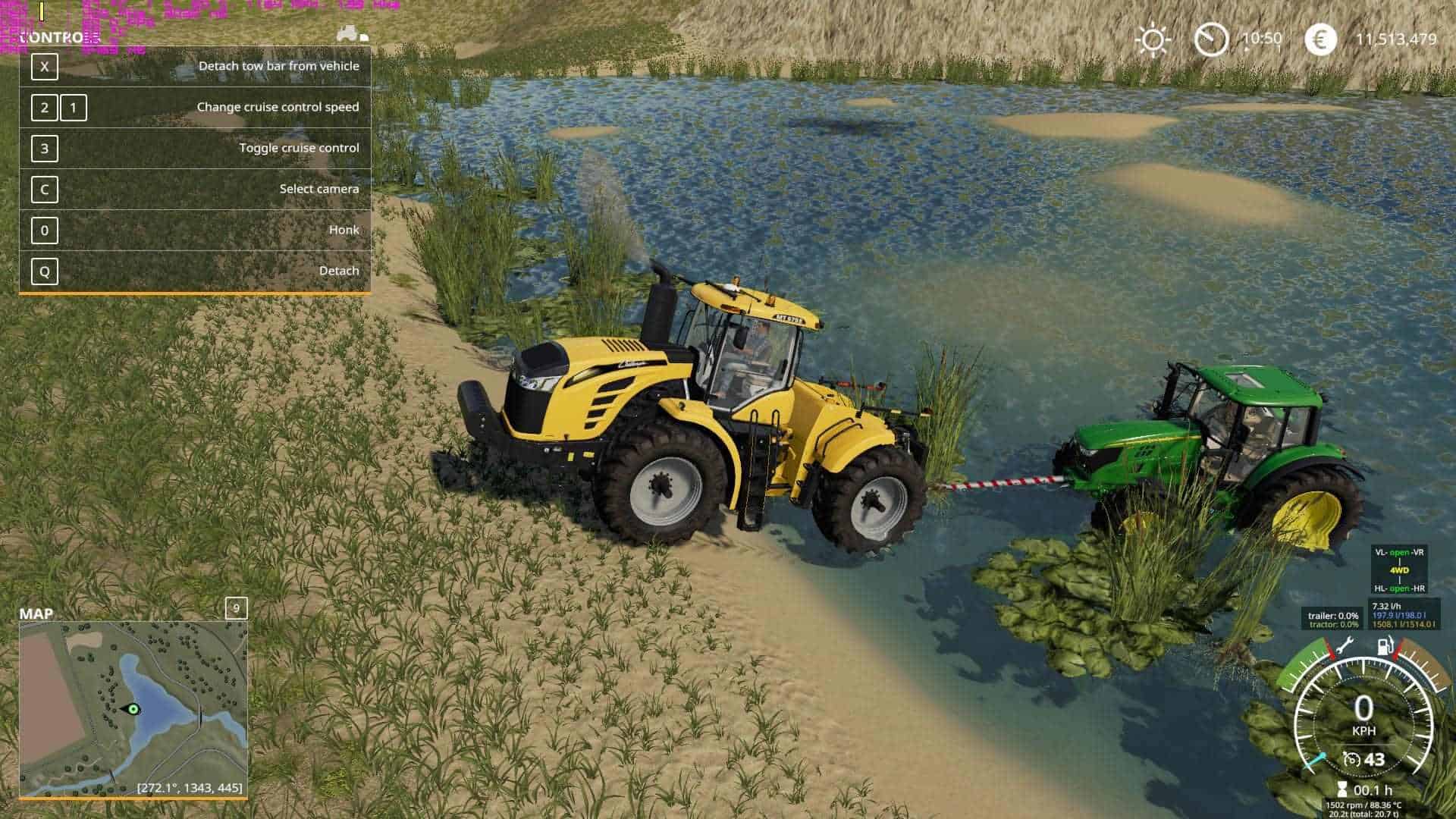 farming simulator 19 towing