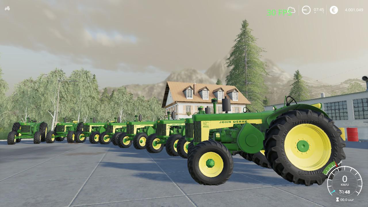 farming simulator 19 old john deere tractors