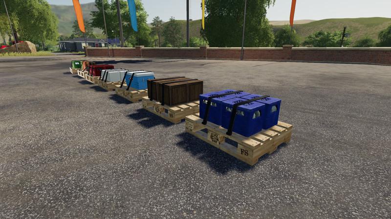 Pallets Pack V1000 Fs19 Farming Simulator 19 Mod Fs19 Mod Porn Sex Picture 9313