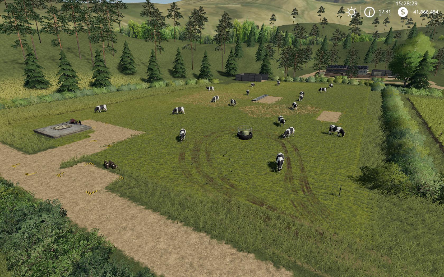 Placeable Open Range Cow Pasture V10 Fs19 Farming Simulator 19 Mod Fs19 Mod 8944