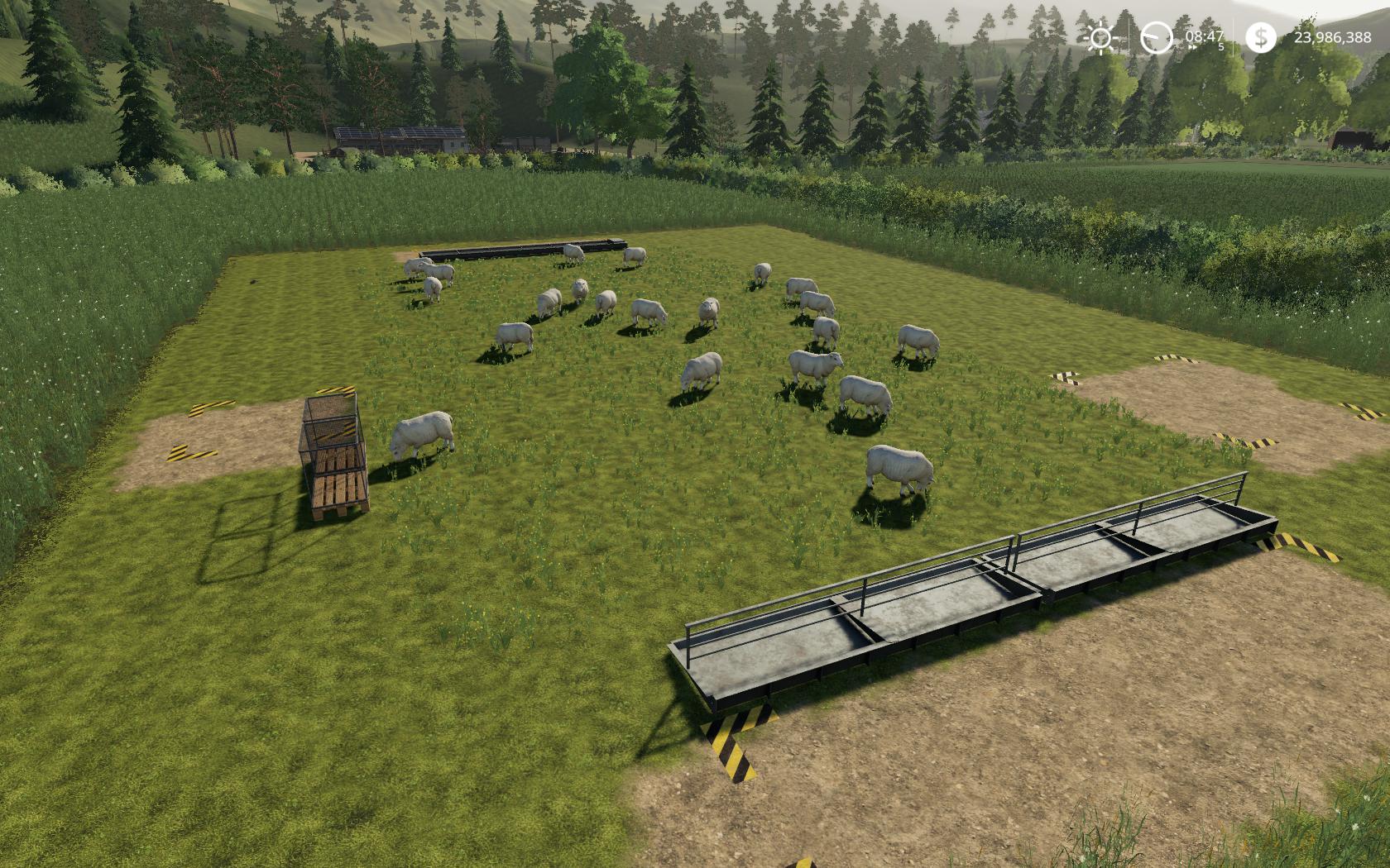 Placeable Open Range Sheep Pasture V10 Fs19 Farming Simulator 19 Mod 9263