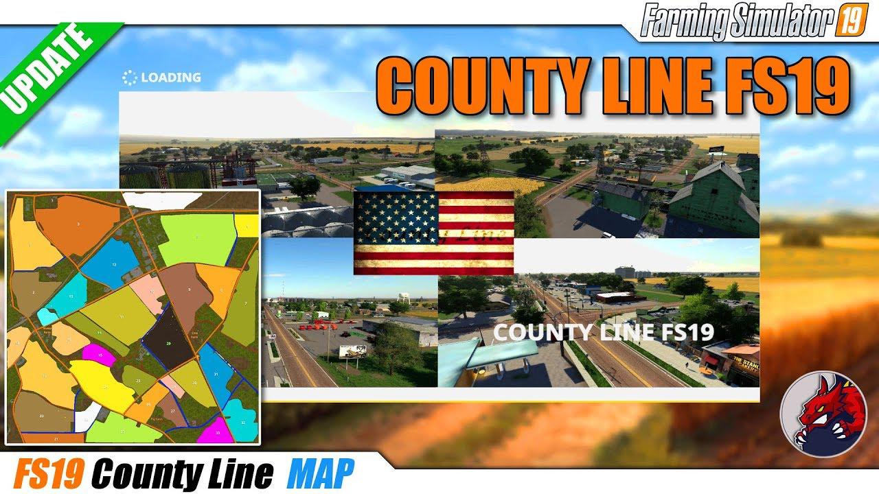 County Line Map Fs19 County Line Seasons 19 Autodrive V1.0 Fs19 | Farming Simulator 19 Mod | Fs19  Mod