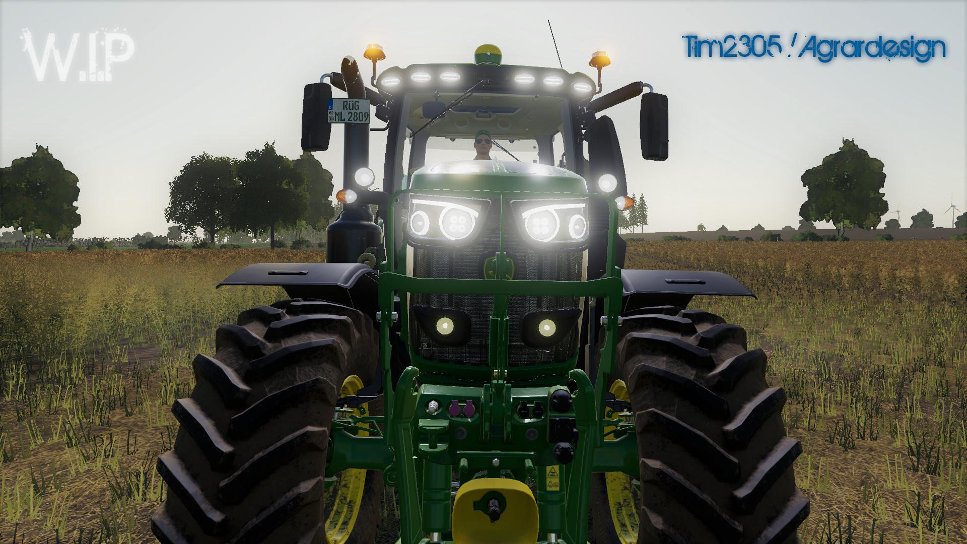 John Deere 6r V 1 2 Fs19 Mods Farming Simulator 19 Mo 0160