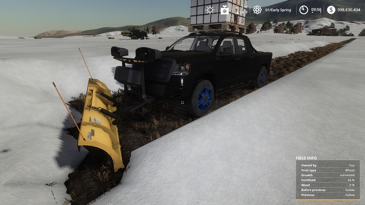 Pickup 14 Snow Plow V1 0 Fs19 Farming Simulator 19 Mod Fs19 Mod