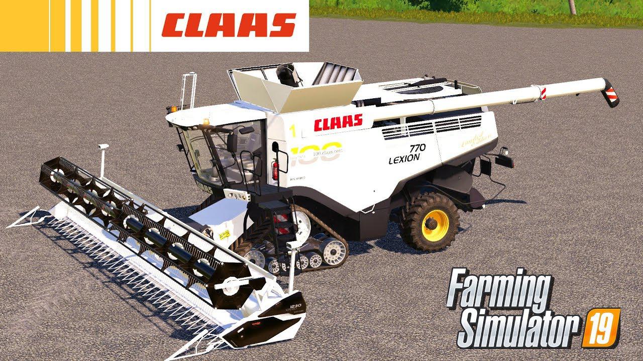 Claas Lexion 700 100th Anniversary Unrealistic V10 Fs19 Farming Simulator 19 Mod Fs19 Mod 0479