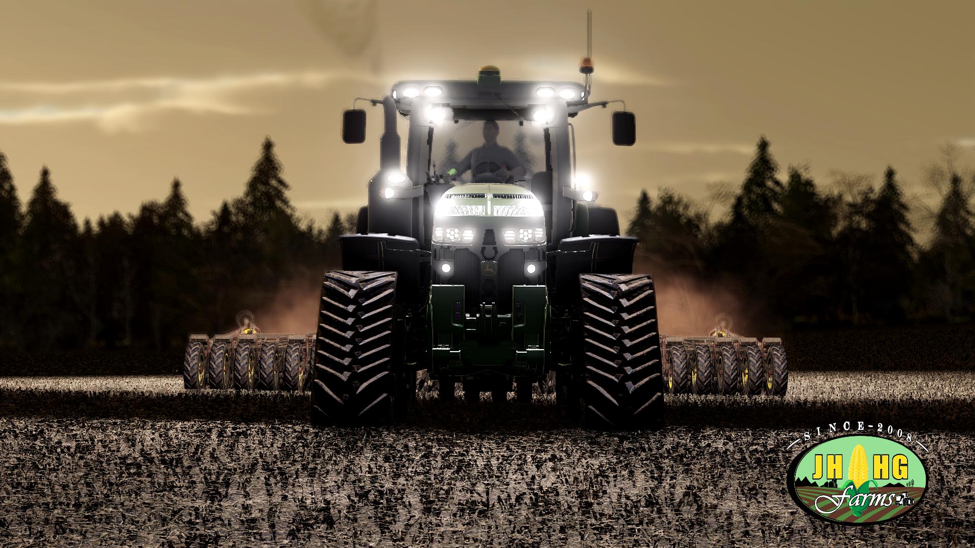 John Deere 8r 2016 2018 Series Eu Official V20 Fs19 Farming Simulator 19 Mod Fs19 Mod