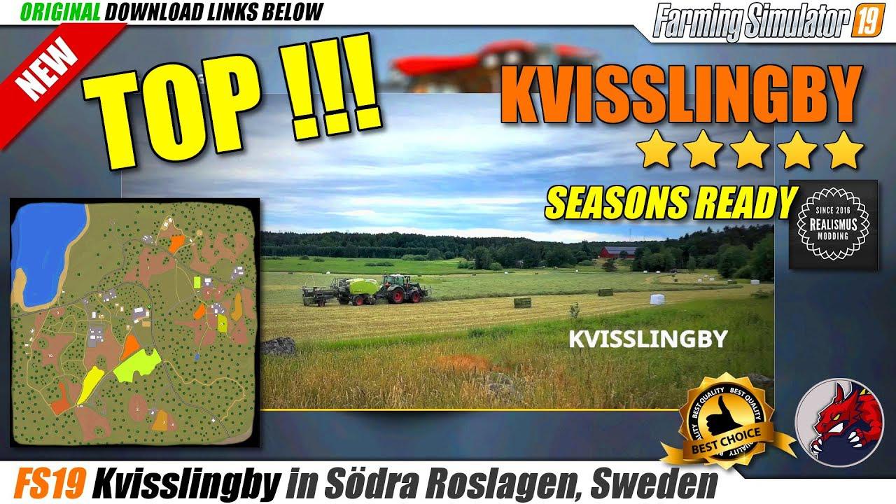 Farming Simulator 19 Swedish Map Kvisslingby V1.1.5.6 Fs19 | Farming Simulator 19 Mod | Fs19 Mod