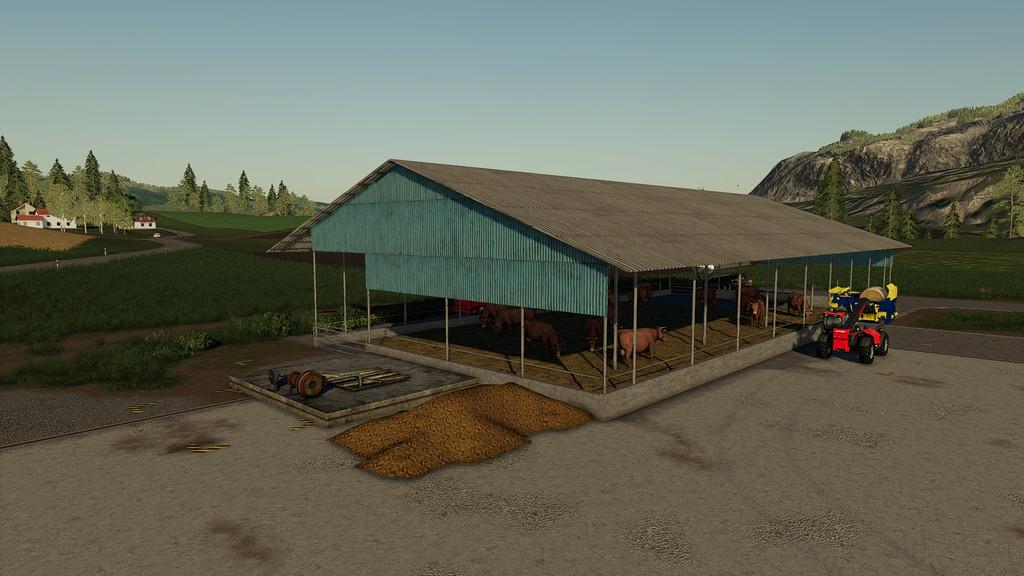 Metal Cows Barn V1000 Fs19 Farming Simulator 19 Mod Fs19 Mod 3993