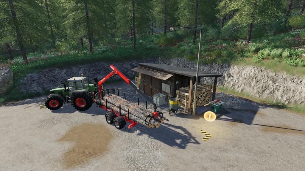 farming simulator 19 selling logs