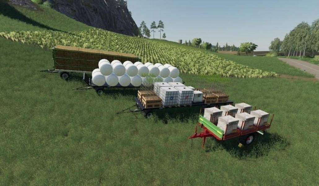 cotton bale trailer fs19 mod