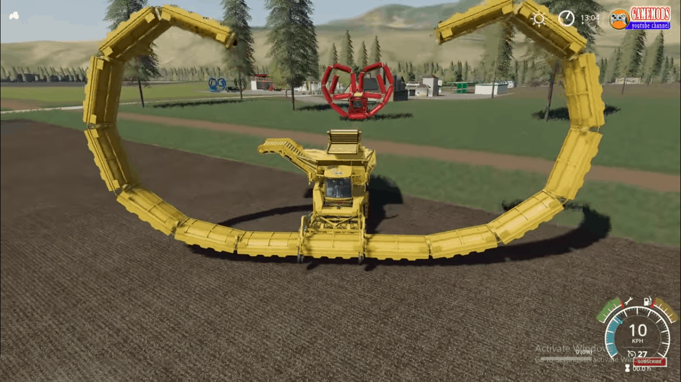 Crazy 50 Meter Multi Fruit Harvester V 12 Fs19 Farming Simulator 19 Mod Fs19 Mod 0821