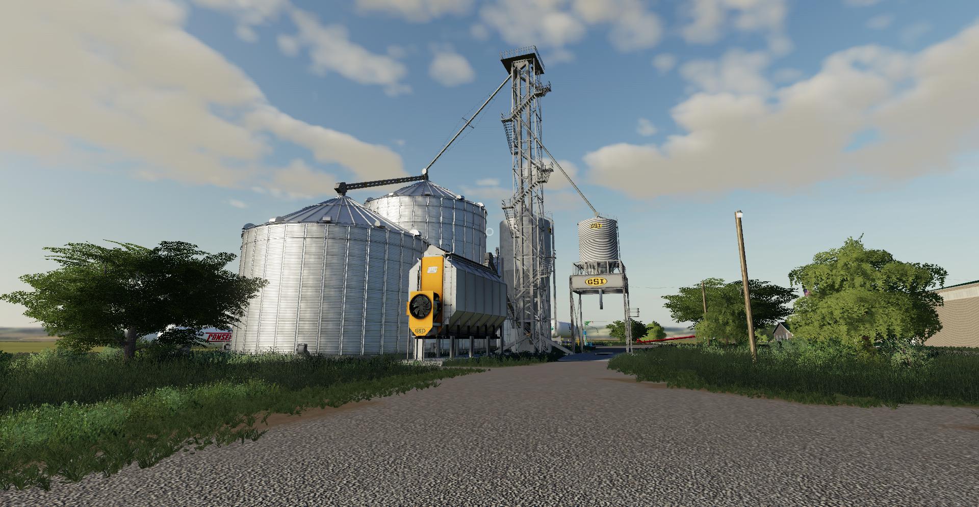 Gsi Grain Storage Bins V10 Fs19 Farming Simulator 19 Mod Fs19 Mod 9006