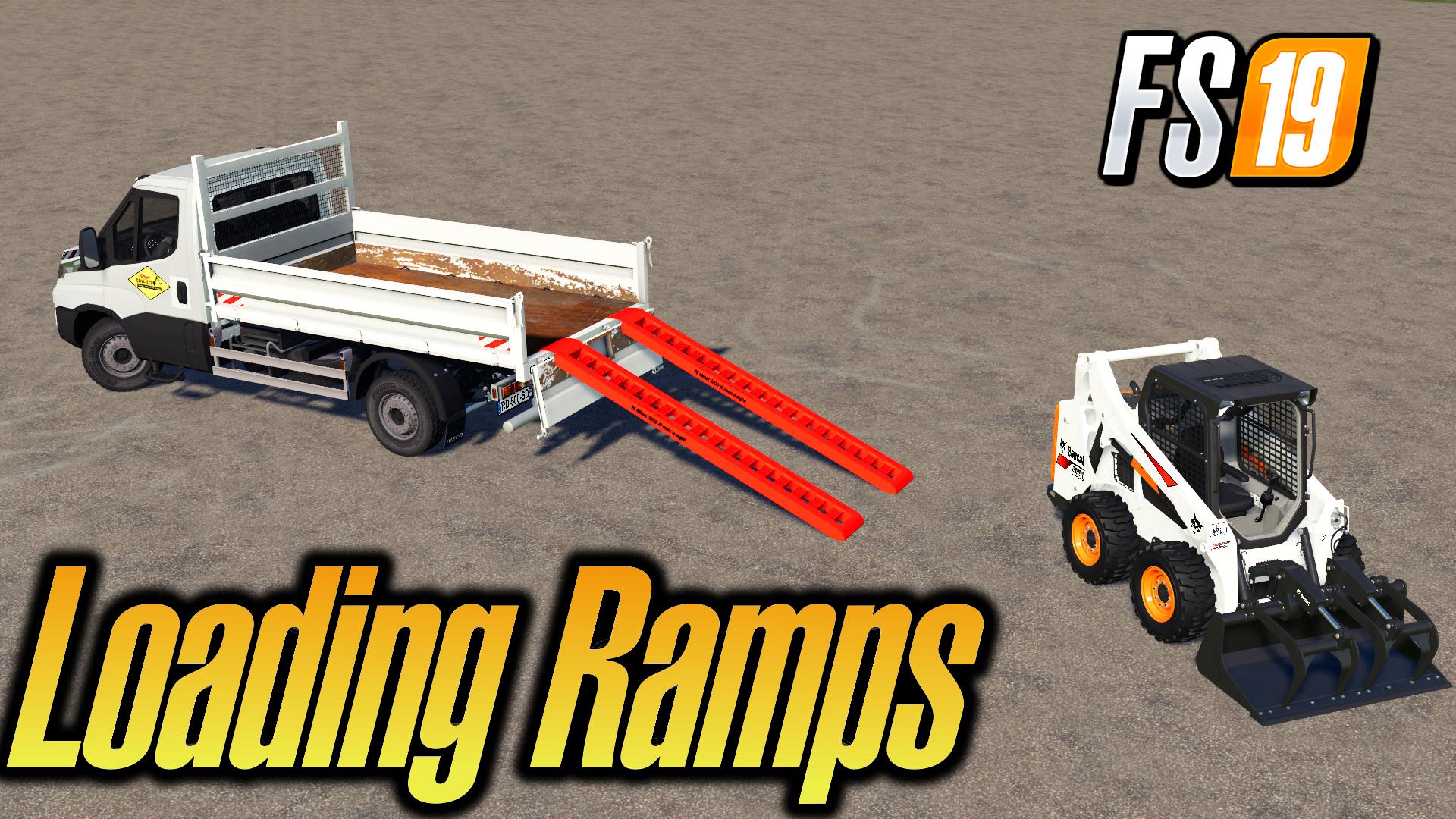 Dynamic Aluminium 4t Loading Ramps With Attacher V10 Fs19 Farming