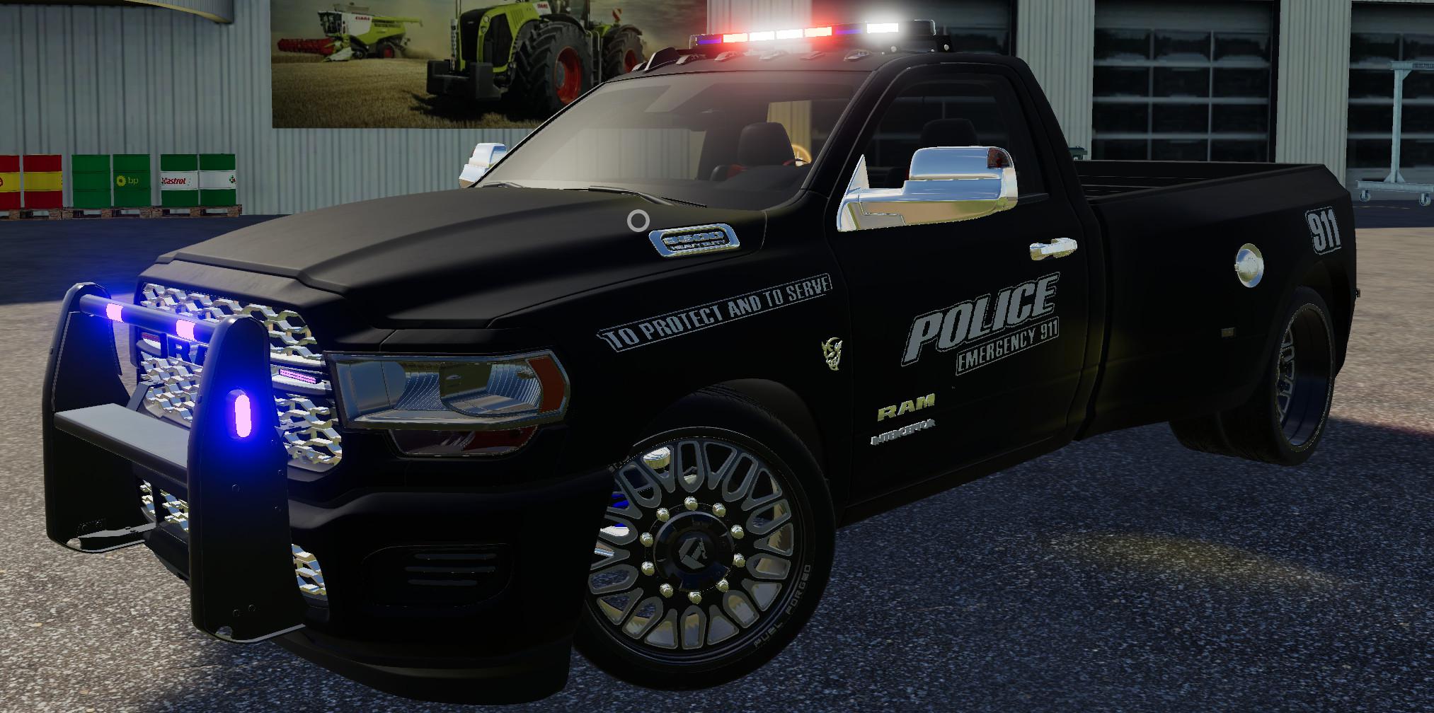 farming simulator 19 police car mod ps4