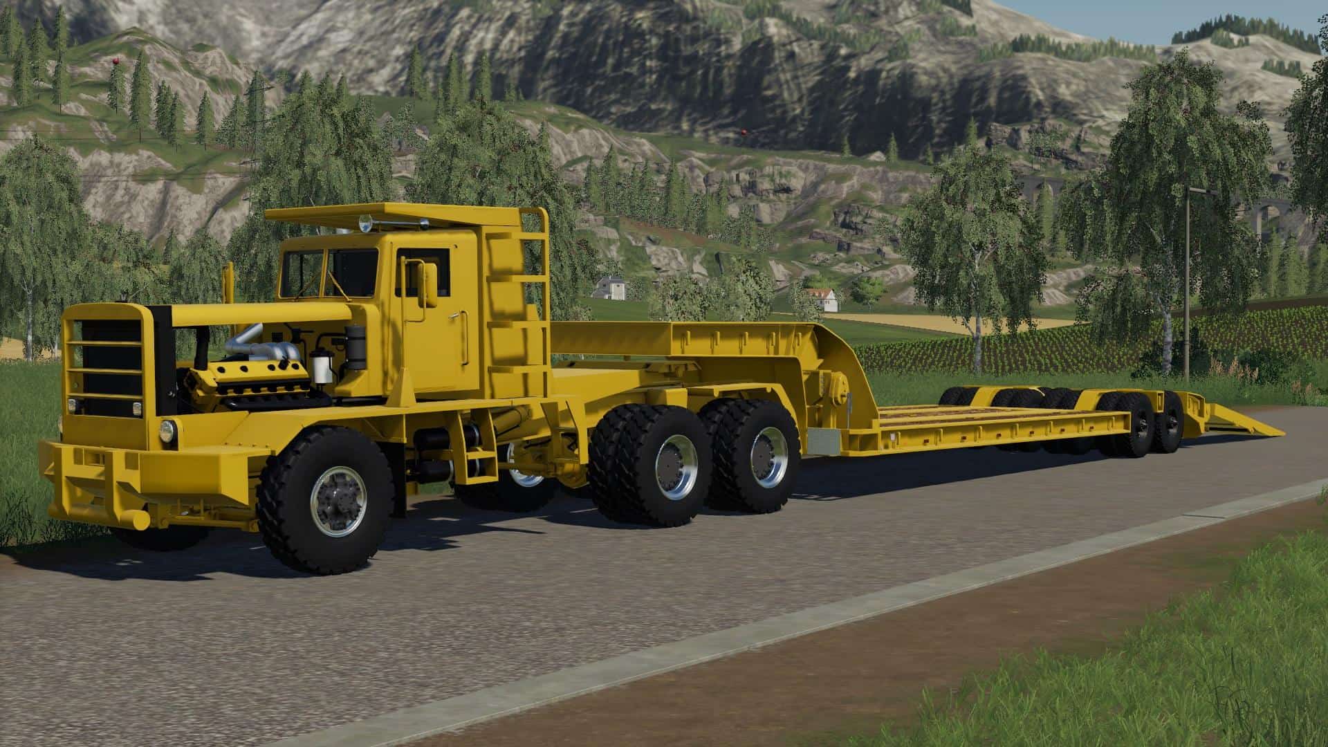 fs19 flatbed tow truck