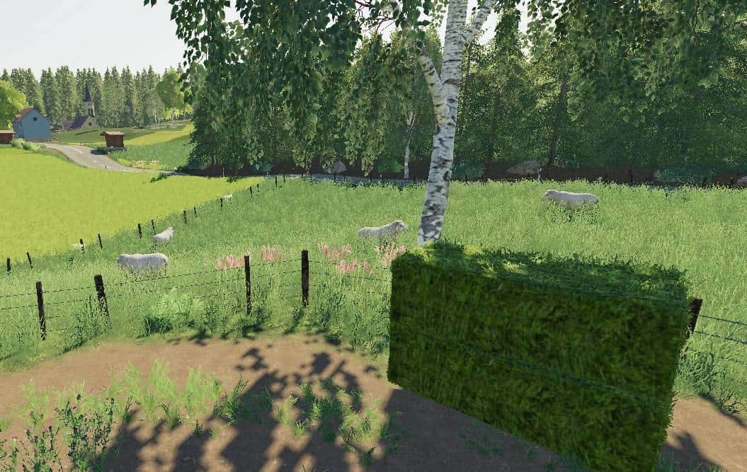 can you turn grass into hay bales in farming simulator 14