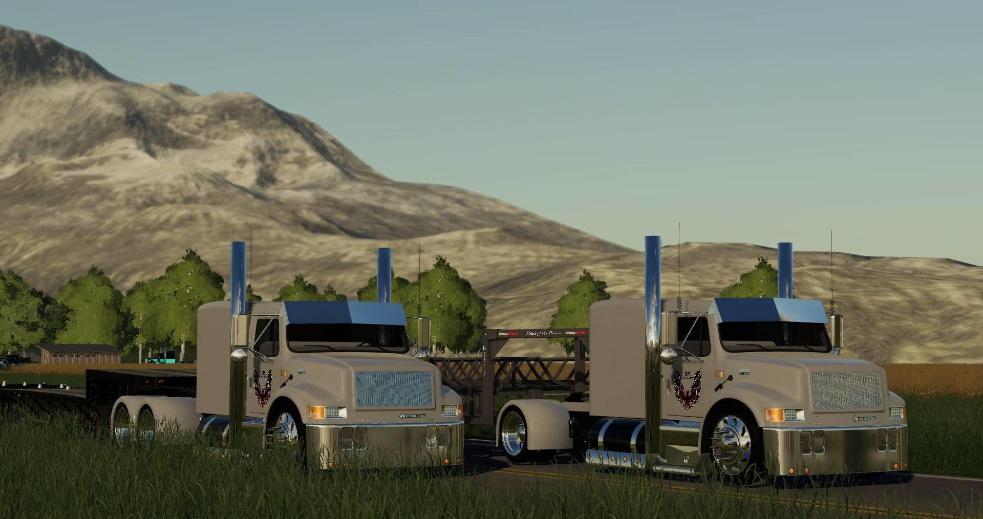 International 4900 Street Reaper Custom Single Axle V10 Fs19 Farming