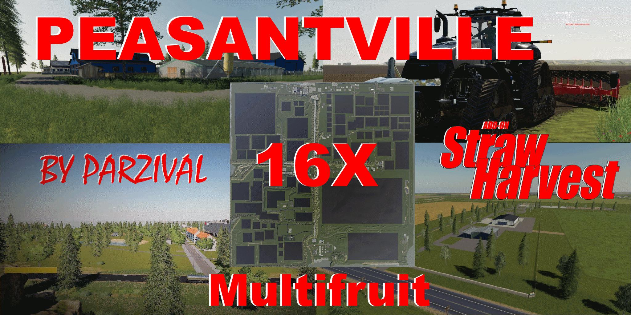 Peasantville 2 16x Production Multifruit V22 Fs19 Farming Simulator 19 Mod Fs19 Mod 6515
