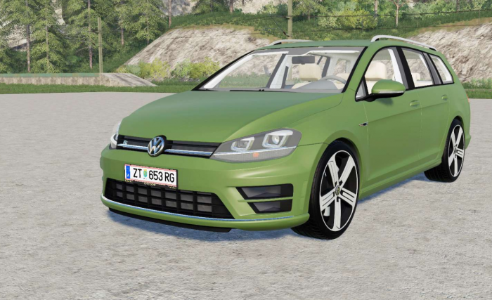eenvoudig komen ontwikkeling Volkswagen Golf R Variant (Typ 5G) 2015 v2.0 FS19 | Farming Simulator 19  Mod | FS19 mod