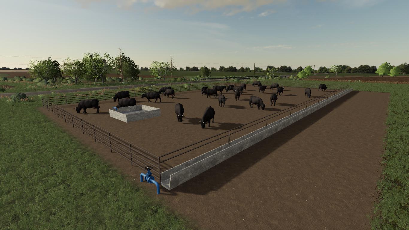 Medium Cattle Feed Lot V10 Fs19 Farming Simulator 19 Mod Fs19 Mod 2746