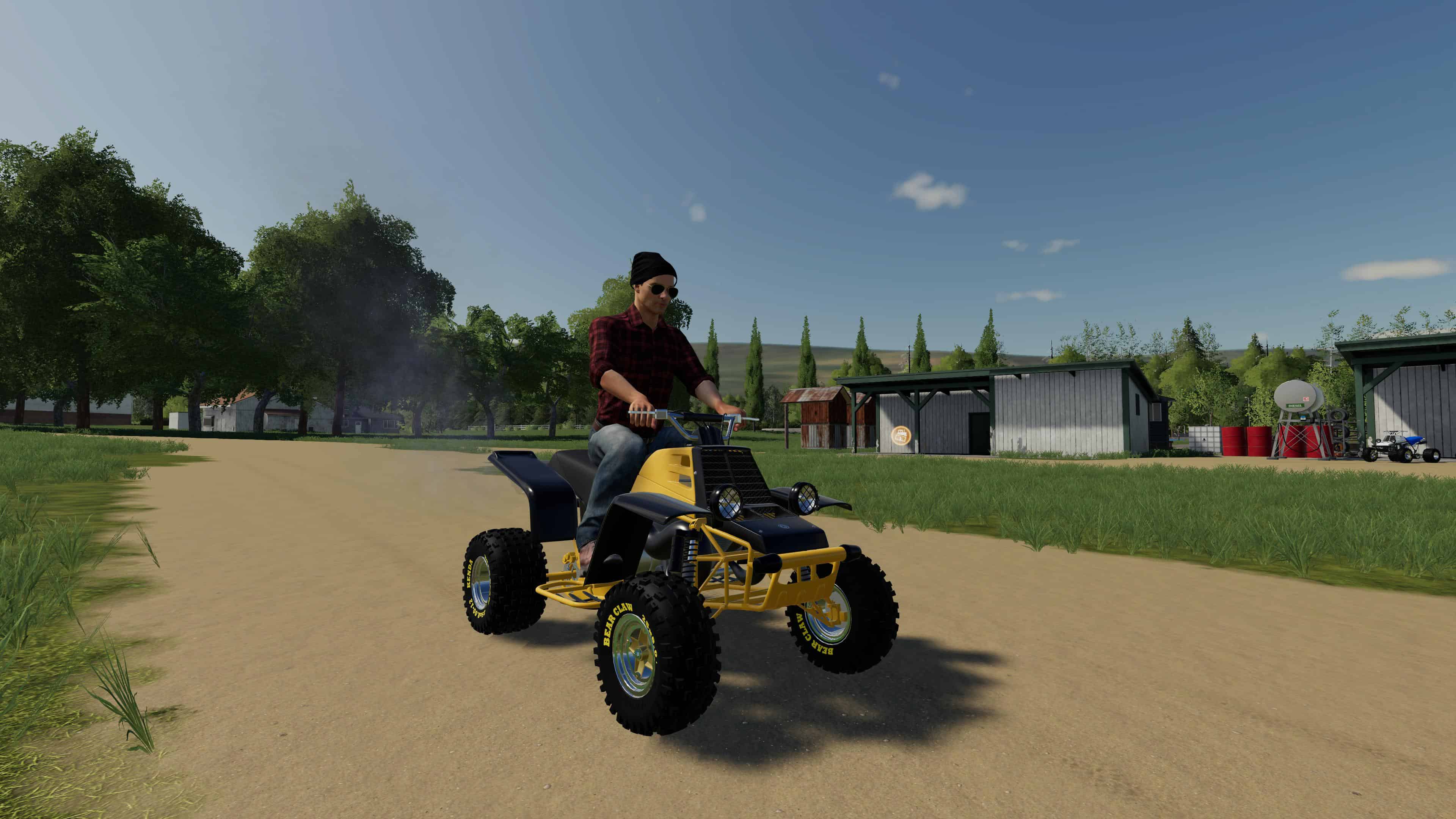 Yamaha Banshee Atv V FS Farming Simulator Mod FS Mod