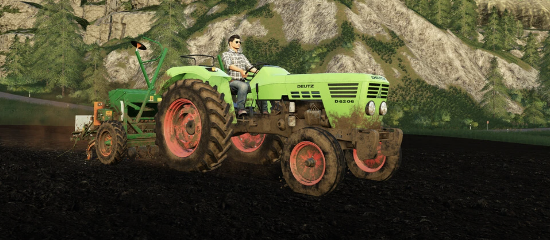 DEUTZ D'06 SERIES V1.0 FS19, Farming Simulator 19 Mod