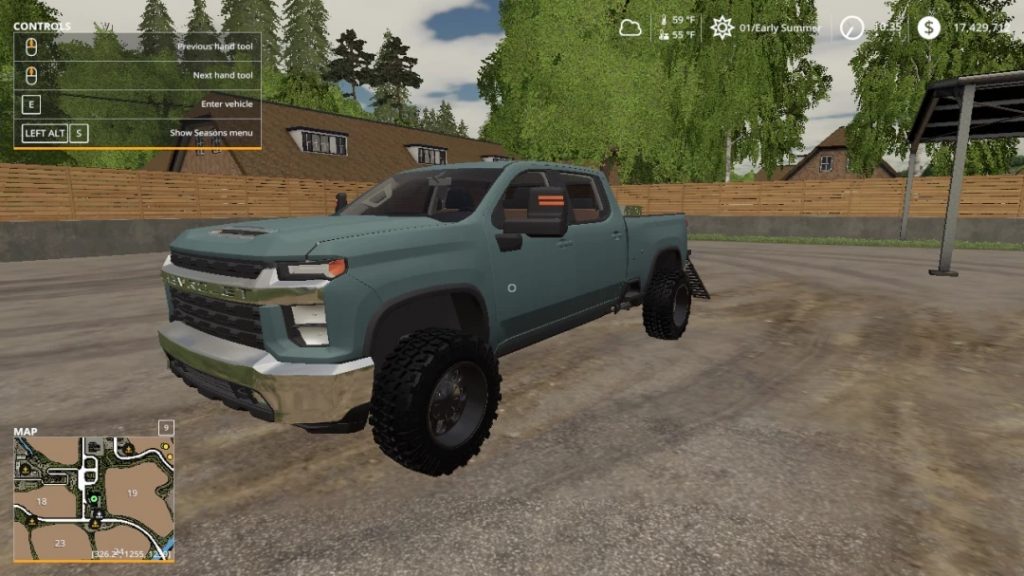 2020 Chevy Silverado 2500hd V10 Fs19 Farming Simulator 19 Mod Fs19 Mod 2288