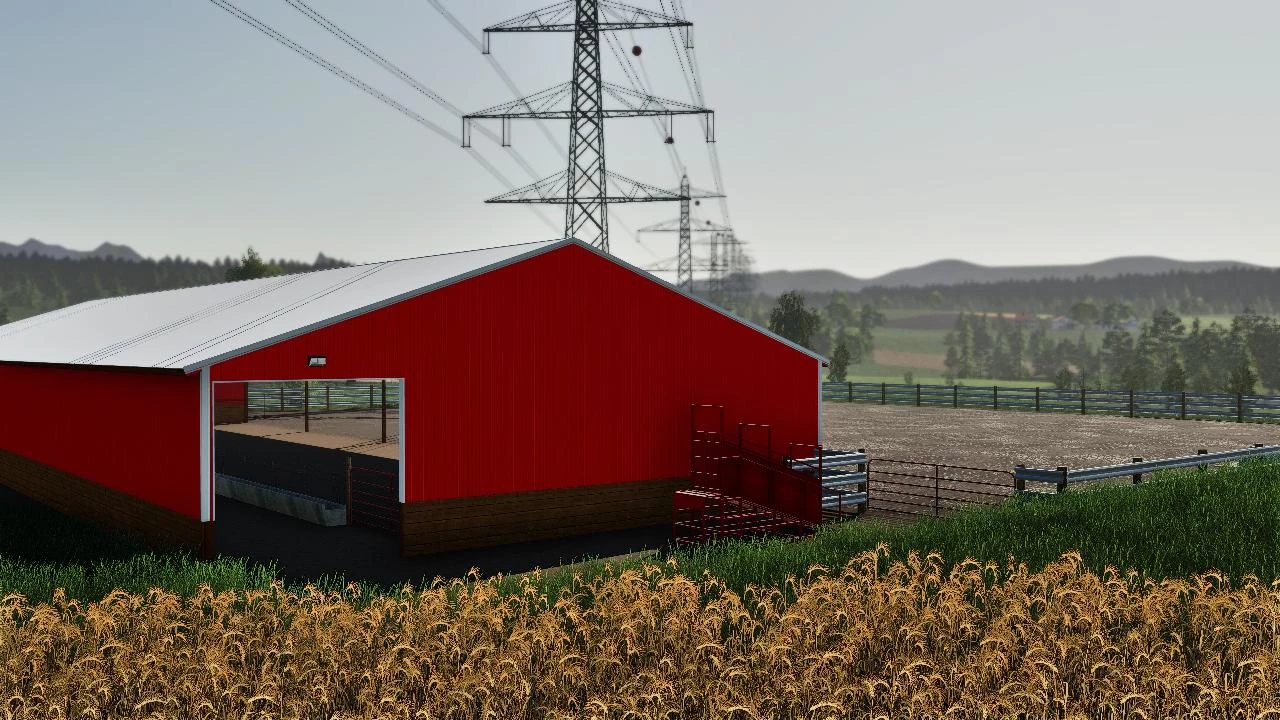 American Barn With Paddock V10 Fs19 Farming Simulator 19 Mod Fs19 Mod 5482