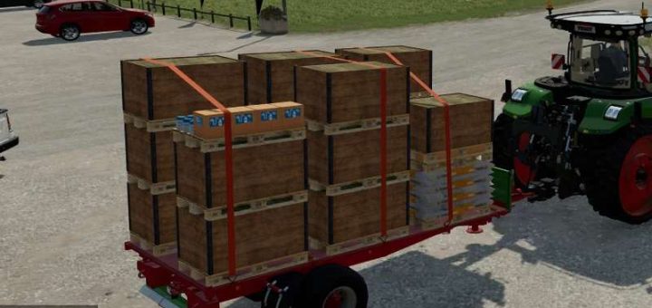 Fs22 Lizard Gooseneck Bale Trailer Autoload V10 Fs22 Mod Download 3508