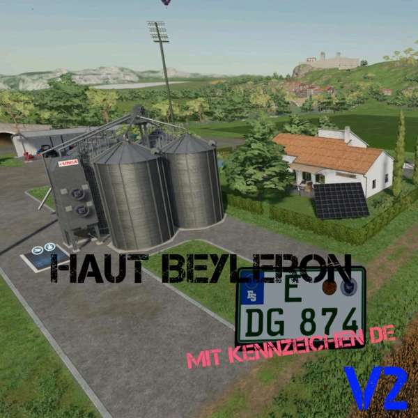 Fs22 Skin Beyleron With License Plate De V2000 Fs22 Mod Download 3756