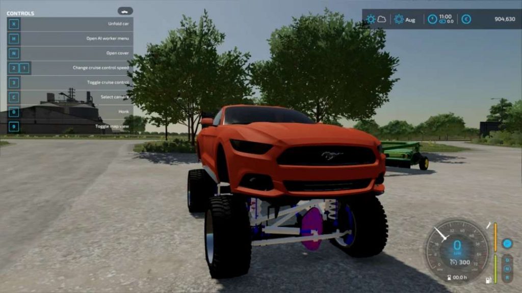 Fs22 2018 Ford Mustang Lifted V1000 Fs22 Mod Download 0786