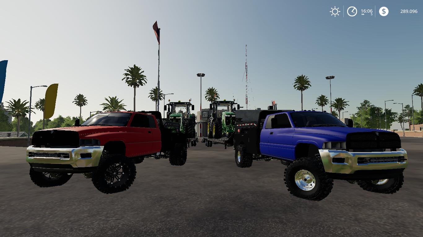 DODGE RAM 2500 FLATBED v1.1 FS19 - Farming Simulator 19 Mod | FS19 mod