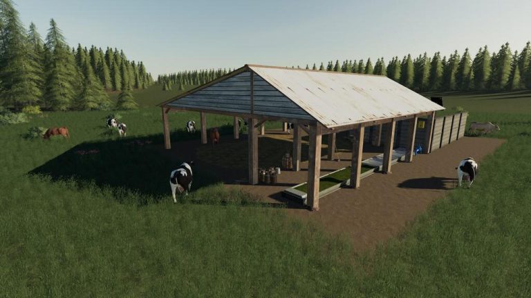 Open Cow Pasture v1.0 FS19 | FS22 Mod Download