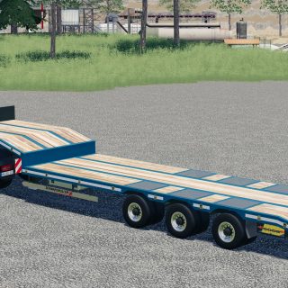 Schwarzmuller Low Loader v1.0 FS19 | Farming Simulator 19 Mod | FS19 mod