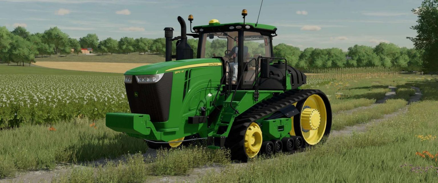 FS22 John Deere 8RX + 9RT Tractors (US) v1.0.0 | FS22 Mod Download