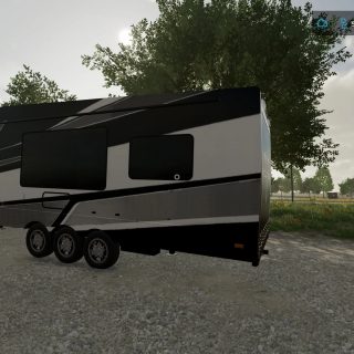 FS22 Voltage 5th Wheel Toy Hauler Camper v1.0.0.0 | FS22 Mod Download