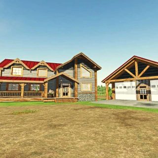 FS22 Elk Mountain Ranch House (Color selectable) v1.0.0.3 | FS22 Mod ...